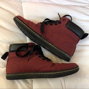 Canvas doc martens